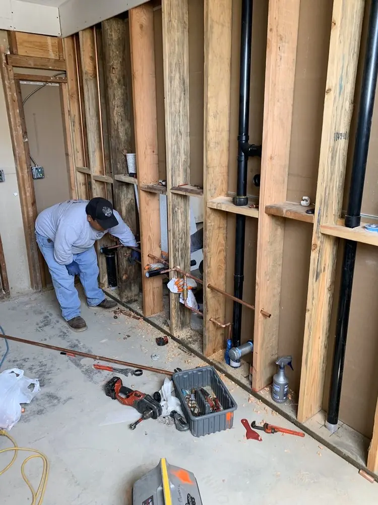 Commercial rough-in plumbing for Gas Line Repair in Fort Riley